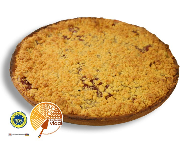 Limburgse Kruimel Stoofpeervlaai