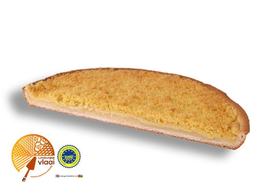 1/2 Limburgse Kruimelvlaai (pudding)