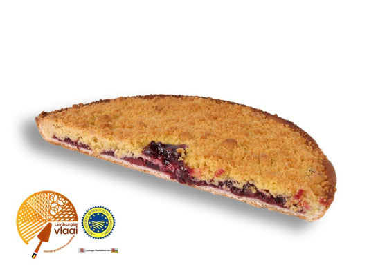 1/2 Limburgse Kruimel kersenvlaai