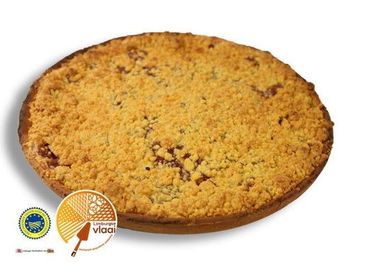 Limburgse Kruimel Stoofpeervlaai