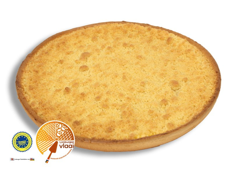 Limburgse Kruimelvlaai (pudding)